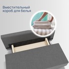 Прямой диван «Сити», ППУ, механизм еврокнижка, велюр, цвет квест 014 - фото 13805957