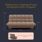 Прямой диван «Финка», ППУ, механизм книжка, велюр, цвет квест 025 - Фото 3