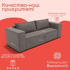 Прямой диван «Хилтон 1», ПЗ, механизм выкатной, велюр, цвет квест 032 - Фото 3