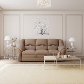 Прямой диван «Хост 1», ПЗ, механизм венеция, велюр, цвет квест 025