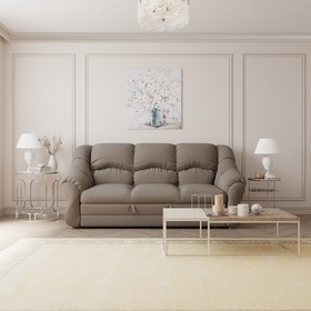 Прямой диван «Хост 1», ПЗ, механизм венеция, велюр, цвет квест 032