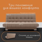 Прямой диван «Хьюстон 1», ППУ, механизм книжка, велюр, цвет квест 025 - Фото 2