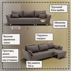 Диван - трансформер «Барселона 2», механизм пантограф, угол правый, велюр, цвет квест 032 - Фото 3
