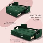 Диван угловой «Дубай 1», ППУ, механизм выкатной, угол левый, велюр, цвет квест 010 - Фото 4
