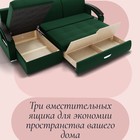Угловой диван «Дубай 1», ППУ, механизм выкатной, угол левый, велюр, цвет квест 010 - Фото 6