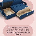 Диван угловой «Дубай 1», ППУ, механизм выкатной, угол левый, велюр, цвет квест 024 - Фото 6
