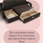 Диван угловой «Дубай 1», ППУ, механизм выкатной, угол левый, велюр, цвет квест 033 - Фото 5
