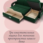 Угловой диван «Дубай 1», ППУ, механизм выкатной, угол правый, велюр, цвет квест 010 - Фото 5