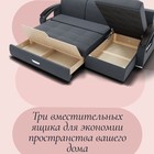 Диван угловой «Дубай 1», ППУ, механизм выкатной, угол правый, велюр, цвет квест 026 - Фото 5