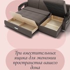 Диван угловой «Дубай 1», ППУ, механизм выкатной, угол правый, велюр, цвет квест 032 - Фото 5