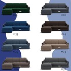 Угловой диван «Дубай 2», ППУ, механизм выкатной, угол левый, велюр, цвет квест 010 - Фото 8