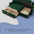 Угловой диван «Дубай 2», ППУ, механизм выкатной, угол правый, велюр, цвет квест 010 - Фото 6