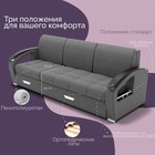 Диван – трансформер «Колизей 1», механизм еврокнижка, угол левый, велюр, цвет квест 014  (артикул 10196419)  большой выбор товаров оптом и в розницу по низким ценам с доставкой