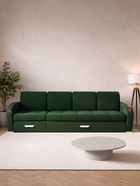 Диван - трансформер «Колизей 2», механизм еврокнижка, угол левый, велюр, цвет квест 010 - Фото 4