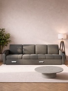 Диван - трансформер «Колизей 2», механизм еврокнижка, угол левый, велюр, цвет квест 014 - Фото 4