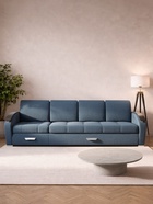 Диван - трансформер «Колизей 2», механизм еврокнижка, угол левый, велюр, цвет квест 023 - Фото 4