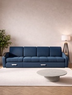 Диван - трансформер «Колизей 2», механизм еврокнижка, угол левый, велюр, цвет квест 024 - Фото 4