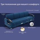 Диван-трансформер «Колизей 2», механизм еврокнижка, угол правый, велюр, цвет квест 024 - Фото 3