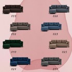 Угловой диван «Консул 2», ППУ, механизм пантограф, угол левый, велюр, цвет квест 010 - Фото 9