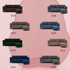 Угловой диван «Консул 2», ППУ, механизм пантограф, угол правый, велюр, цвет квест 010 - Фото 9