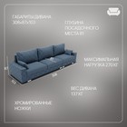 Диван – трансформер «Мартин 2», ПЗ, механизм пантограф, угол правый, велюр, цвет квест 023  (артикул 10196518)  большой выбор товаров оптом и в розницу по низким ценам с доставкой