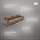 Диван – трансформер «Мартин 2», ПЗ, механизм пантограф, угол правый, велюр, цвет квест 025  (артикул 10196521)  большой выбор товаров оптом и в розницу по низким ценам с доставкой