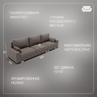 Диван – трансформер «Мартин 2», ПЗ, механизм пантограф, угол правый, велюр, цвет квест 032  (артикул 10196523)  большой выбор товаров оптом и в розницу по низким ценам с доставкой