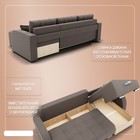 Диван угловой «Нью–йорк 3», ППУ, механизм пантограф, угол правый, велюр, цвет квест 032  (артикул 10196594)  большой выбор товаров оптом и в розницу по низким ценам с доставкой