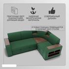 Диван угловой «Фараон», механизм дельфин, угол универсальный, велюр, квест 010 - Фото 4