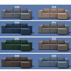 Угловой диван «Хилтон 3», ПЗ, механизм выкатной, угол правый, велюр, цвет квест 010 - Фото 9