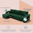 Диван-трансформер «Элита 2», ПЗ, механизм пантограф, угол левый, велюр, цвет квест 010 - Фото 4