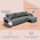 Диван - трансформер «Элита 2», ПЗ, механизм пантограф, угол правый, велюр, цвет квест 014 - Фото 4