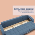 Диван - трансформер «Элита 2», ПЗ, механизм пантограф, угол правый, велюр, цвет квест 023 - Фото 7