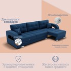 Диван – трансформер «Элита 2», ПЗ, механизм пантограф, угол правый, велюр, цвет квест 024  (артикул 10196768)  большой выбор товаров оптом и в розницу по низким ценам с доставкой