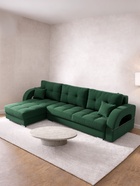 Диван угловой «Элита 3», ПЗ, механизм пантограф, угол левый, велюр, цвет квест 010 - Фото 4