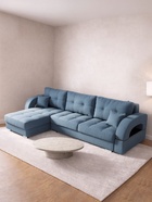 Диван угловой «Элита 3», ПЗ, механизм пантограф, угол левый, велюр, цвет квест 023 - Фото 4