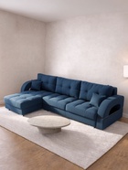 Диван угловой «Элита 3», ПЗ, механизм пантограф, угол левый, велюр, цвет квест 024 - Фото 4