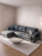 Диван угловой «Элита 3», ПЗ, механизм пантограф, угол левый, велюр, цвет квест 026 - Фото 4