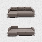 Диван угловой «Элита 3», ПЗ, механизм пантограф, угол левый, велюр, цвет квест 032 - Фото 5