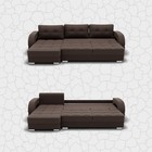 Диван угловой «Элита 3», ПЗ, механизм пантограф, угол левый, велюр, цвет квест 033 - Фото 5