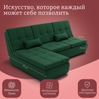 Угловой модульный диван «Калифорния 2», ППУ, механизм пума, велюр, цвет квест 010 - Фото 3