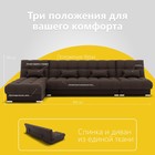 Угловой модульный диван «Фиеста 3», НПБ, механизм книжка, велюр, цвет квест 033 - Фото 2