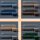 Диван угловой модульный «Хьюстон 2», механизм книжка, ППУ, велюр, цвет квест 025  (артикул 10196903)  большой выбор товаров оптом и в розницу по низким ценам с доставкой