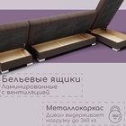 Диван угловой модульный «Хьюстон 3», механизм книжка, ППУ, велюр, цвет квест 033 - Фото 9