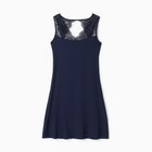 Ночная сорочка женская, цвет синий, размер 44 - фото 320916453
