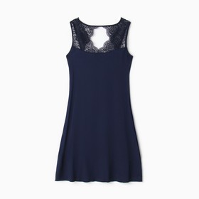 Ночная сорочка женская, цвет синий, размер 44