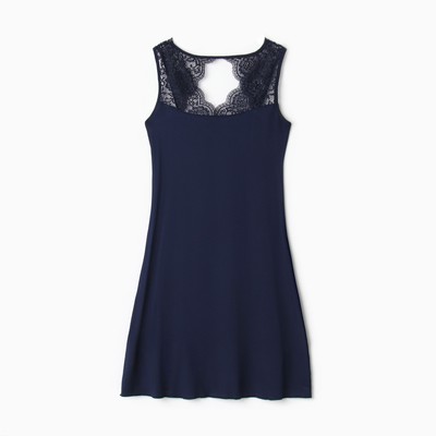 Ночная сорочка женская, цвет синий, размер 44