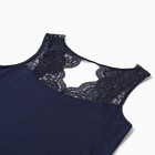 Ночная сорочка женская, цвет синий, размер 44 - Фото 6