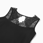 Ночная сорочка женская, цвет чёрный, размер 44 - Фото 8