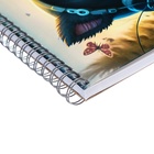 Скетчпад 195х195 40 листов на гребне "Девочка с котенком", гянцевая ламинация, текстура, блок 120г/м2 - фото 24998330